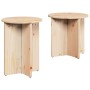 Mesa de Café 2 pcs Natural en Mesas de centro | Comprar online en Foru.es