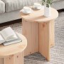 Mesa de Café 2 pcs Natural en Mesas de centro | Comprar online en Foru.es