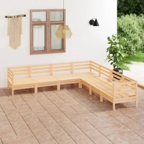 Juego de muebles de jardín 7 piezas madera maciza de pino de vidaXL, Conjuntos de jardín - Ref: Foro24-3083094, Precio: 310,7...