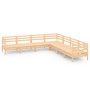 Juego de muebles de jardín 7 piezas madera maciza de pino de vidaXL, Conjuntos de jardín - Ref: Foro24-3083094, Precio: 320,2...