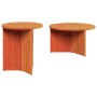 Mesa de Café 2 pcs Marrón cera Madera maciza de Pino en Mesas de centro | Comprar online en Foru.es