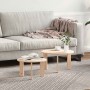 Mesa de Café 2 pcs Natural Madera maciza de Pino en Mesas de centro | Comprar online en Foru.es