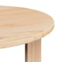 Mesa de Café 2 pcs Natural Madera maciza de Pino en Mesas de centro | Comprar online en Foru.es