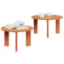 Mesa de Café 2 pcs Marrón cera Madera maciza de Pino en Mesas de centro | Comprar online en Foru.es