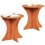 Mesa de Café 2 pcs Marrón cera Madera maciza de pino en Mesas de centro | Comprar online en Foru.es