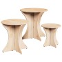 Mesa de Café 3 pcs Natural en Mesas de centro | Comprar online en Foru.es