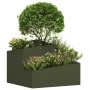 Macetero de Jardín Verde Oliva 60 x 60 x 50 cm en Macetas y jardineras | Comprar online en Foru.es