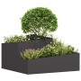 Macetero de Jardín Negro 80 x 80 x 50 cm Acero laminado en frío en Macetas y jardineras | Comprar online en Foru.es