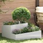 Macetero de Jardín Plateado 80 x 80 x 50 cm Acero inoxidable en Macetas y jardineras | Comprar online en Foru.es