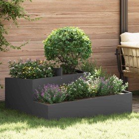 Macetero de Jardín Negro 100 x 100 x 50 cm en Macetas y jardineras | Comprar online en Foru.es