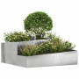 Macetero de Jardín Plateado 100 x 100 x 50 cm Acero inoxidable en Macetas y jardineras | Comprar online en Foru.es