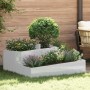 Macetero de Jardín Plateado 100 x 100 x 50 cm Acero Galvanizado en Macetas y jardineras | Comprar online en Foru.es
