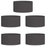 Maceta para Jardín 5 pcs Negro 40 x 40 x 20 cm en Macetas y jardineras | Comprar online en Foru.es