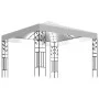 Carpa cenador de jardín con tira de luz LED 3x3 m blanco de vidaXL, Carpas y cenadores - Ref: Foro24-3070311, Precio: 254,10 ...