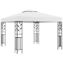 Carpa cenador de jardín con tira de luz LED 3x3 m blanco de vidaXL, Carpas y cenadores - Ref: Foro24-3070311, Precio: 264,74 ...