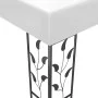 Carpa cenador de jardín con tira de luz LED 3x3 m blanco de vidaXL, Carpas y cenadores - Ref: Foro24-3070311, Precio: 254,10 ...