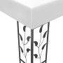 Carpa cenador de jardín con tira de luz LED 3x3 m blanco de vidaXL, Carpas y cenadores - Ref: Foro24-3070311, Precio: 264,74 ...