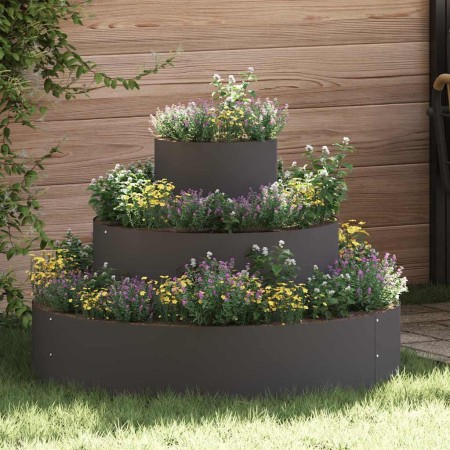 Maceta para Jardín Negro 90 x 90 x 20 cm Acero laminado en frío en Macetas y jardineras | Comprar online en Foru.es