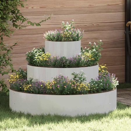 Maceta para Jardín Plateado 90 x 90 x 20 cm Acero inoxidable en Macetas y jardineras | Comprar online en Foru.es