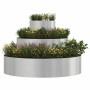 Maceta para Jardín Plateado 90 x 90 x 20 cm Acero inoxidable en Macetas y jardineras | Comprar online en Foru.es
