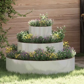 Maceta para Jardín Plateado 90 x 90 x 20 cm Acero Galvanizado en Macetas y jardineras | Comprar online en Foru.es