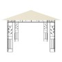 Cenador con mosquitera y tira luz LED crema 4x3x2,73m 180 g/m² de vidaXL, Carpas y cenadores - Ref: Foro24-3070315, Precio: 3...