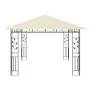 Cenador con mosquitera y tira luz LED crema 4x3x2,73m 180 g/m² de vidaXL, Carpas y cenadores - Ref: Foro24-3070315, Precio: 3...