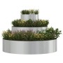 Maceta para Jardín Plateado 90 x 90 x 20 cm Acero Galvanizado en Macetas y jardineras | Comprar online en Foru.es