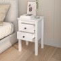 Mesita de noche madera maciza de pino blanco 40x35x61,5 cm de vidaXL, Mesitas de noche - Ref: Foro24-813691, Precio: 61,43 €,...