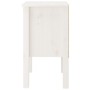 Mesita de noche madera maciza de pino blanco 40x35x61,5 cm de vidaXL, Mesitas de noche - Ref: Foro24-813691, Precio: 61,43 €,...
