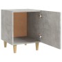 Mesita de noche madera contrachapada gris hormigón de vidaXL, Mesitas de noche - Ref: Foro24-812050, Precio: 38,10 €, Descuen...