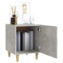 Mesita de noche madera contrachapada gris hormigón de vidaXL, Mesitas de noche - Ref: Foro24-812050, Precio: 38,10 €, Descuen...