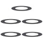 adecuado para Anillos de Árbol Plano 5 pcs Negro Ø50 / 80 cm en Macetas y jardineras | Comprar online en Foru.es