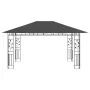 Cenador con mosquitera tira luz LED antracita 4x3x2,73m 180g/m² de vidaXL, Carpas y cenadores - Ref: Foro24-3070317, Precio: ...