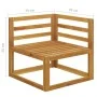 Banco de jardín de 2 plazas con cojines blanco crema de vidaXL, Bancos de jardín - Ref: Foro24-3068852, Precio: 212,91 €, Des...