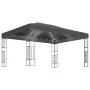 Cenador con tira de luces LED 3x4 m tela gris antracita de vidaXL, Carpas y cenadores - Ref: Foro24-3070329, Precio: 223,21 €...