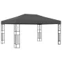 Cenador con tira de luces LED 3x4 m tela gris antracita de vidaXL, Carpas y cenadores - Ref: Foro24-3070329, Precio: 223,21 €...
