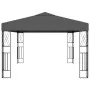 Cenador con tira de luces LED 3x4 m tela gris antracita de vidaXL, Carpas y cenadores - Ref: Foro24-3070329, Precio: 223,21 €...