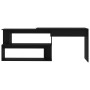 Escritorio de esquina madera contrachapada negro 200x50x76 cm de vidaXL, Escritorios - Ref: Foro24-801099, Precio: 95,49 €, D...