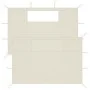 Seitenwände des Pavillons mit Fenstern 2 Einheiten creme von vidaXL, Zubehör für Pavillons und Pavillons - Ref: Foro24-307042...