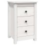 Mesita de noche madera maciza de pino blanco 40x35x61,5 cm de vidaXL, Mesitas de noche - Ref: Foro24-813701, Precio: 73,82 €,...