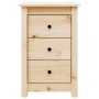 Mesita de noche madera maciza de pino 40x35x61,5 cm de vidaXL, Mesitas de noche - Ref: Foro24-813699, Precio: 67,94 €, Descue...