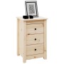Mesita de noche madera maciza de pino 40x35x61,5 cm de vidaXL, Mesitas de noche - Ref: Foro24-813699, Precio: 67,94 €, Descue...