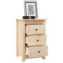 Mesita de noche madera maciza de pino 40x35x61,5 cm de vidaXL, Mesitas de noche - Ref: Foro24-813699, Precio: 67,94 €, Descue...