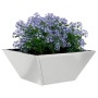 Maceta para Jardín Plateado 35 x 35 x 15 cm Acero Galvanizado en Macetas y jardineras | Comprar online en Foru.es