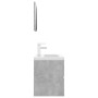 Juego de muebles de baño madera de ingeniería gris hormigón de vidaXL, Muebles de baño - Ref: Foro24-3071679, Precio: 195,62 ...