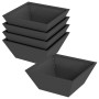 Maceta para Jardín 5 pcs Negro 40 x 40 x 15 cm en Macetas y jardineras | Comprar online en Foru.es