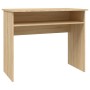 Escritorio madera contrachapada color roble Sonoma 90x50x74 cm de vidaXL, Escritorios - Ref: Foro24-801173, Precio: 73,27 €, ...