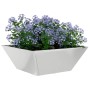 Maceta para Jardín Plateado 40 x 40 x 15 cm Acero Galvanizado en Macetas y jardineras | Comprar online en Foru.es