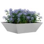 Maceta para Jardín Plateado 50 x 50 x 15 cm Acero inoxidable en Macetas y jardineras | Comprar online en Foru.es